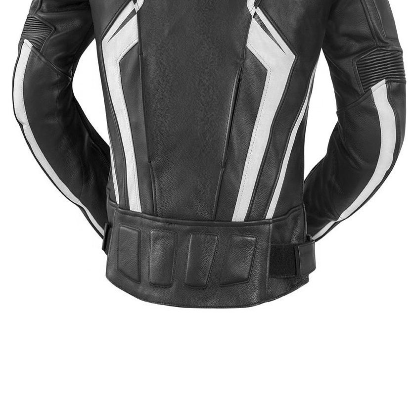 2023 Good-Looking Best Selling Motorbike Leather Jacket, Fashion Racing Motorbike Padded Leather Jacket For Men