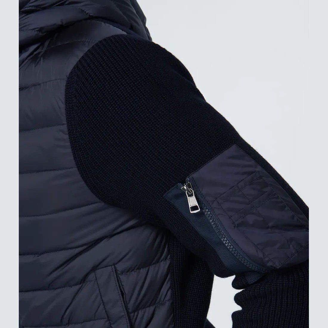 Personalized Zipper-Up Men's Hooded Down Jacket with Custom Logo for Winter