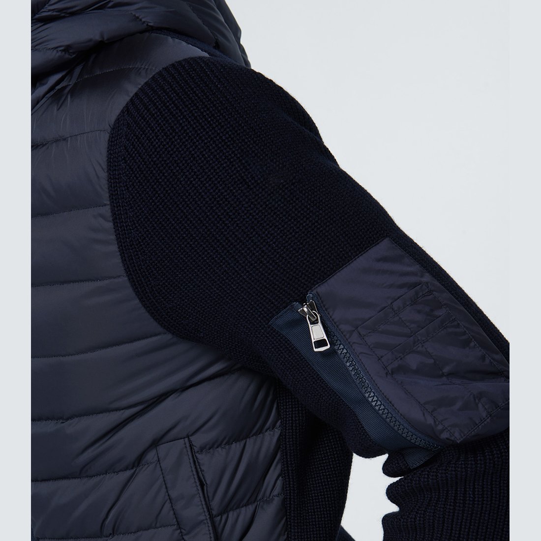 Personalized Zipper-Up Men's Hooded Down Jacket with Custom Logo for Winter