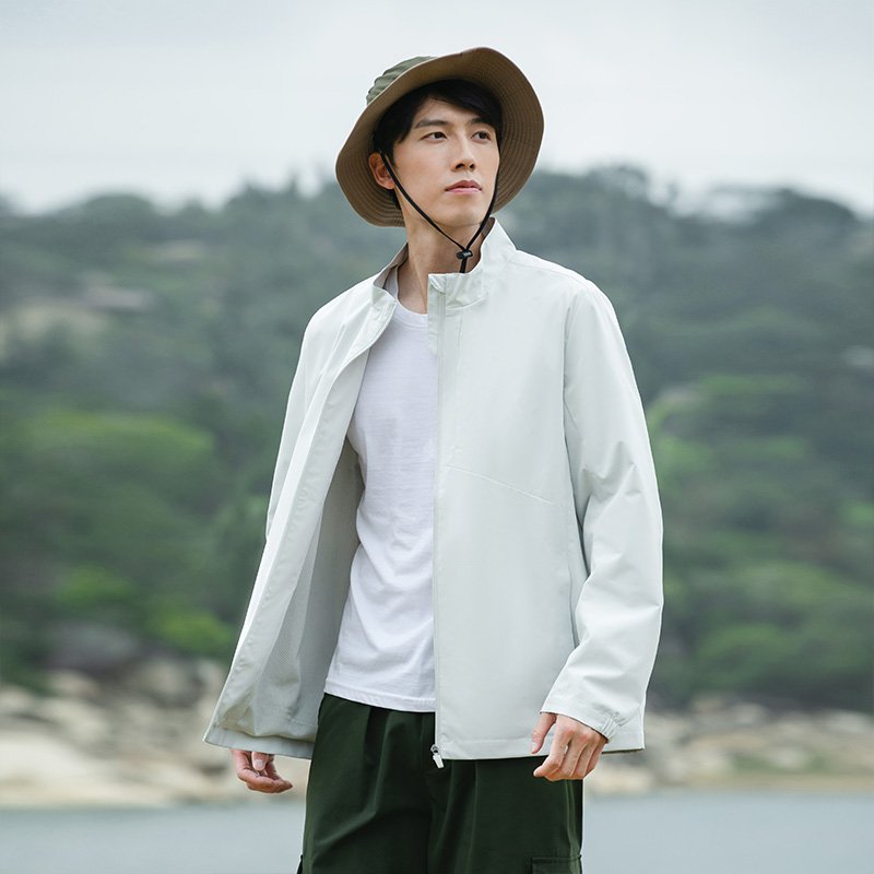 Premium Custom Outdoor Sports Running Plus Size Men's Jackets Winter Ascender Softshell Windbreaker Front-Zip Man Jacket