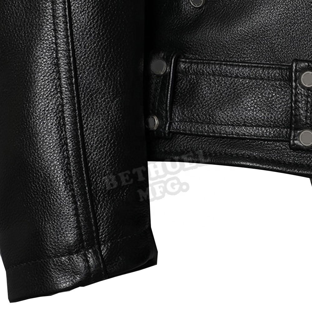 Customized Logo New Leather Jacket For Men's Wholesale Fashion Men Genuine Leather Jacket For Men