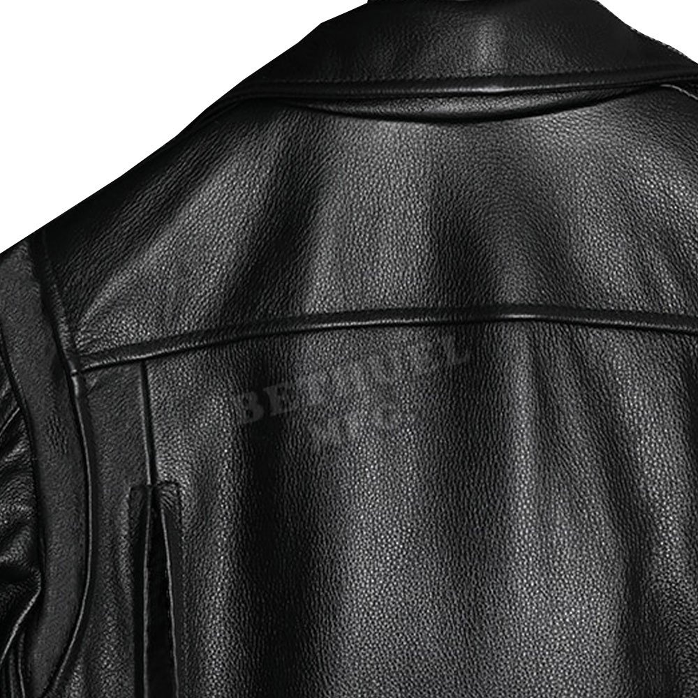 Customized Logo New Leather Jacket For Men's Wholesale Fashion Men Genuine Leather Jacket For Men