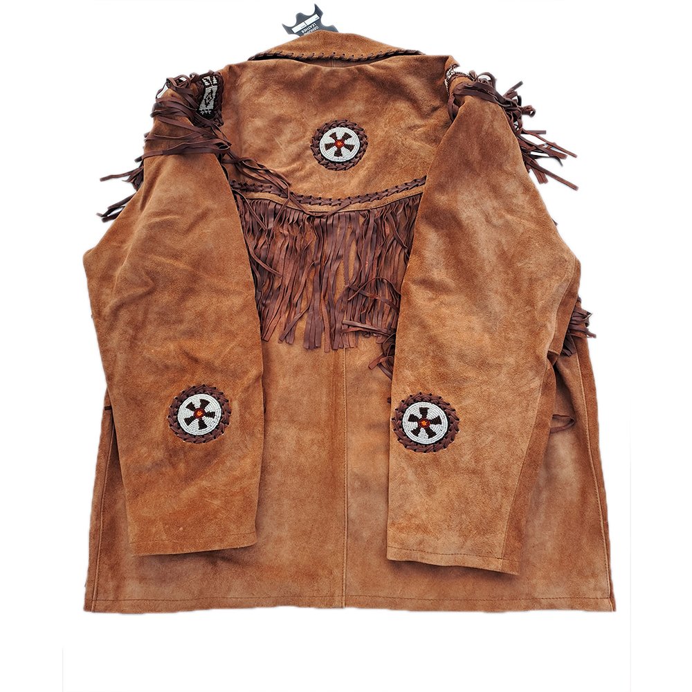 Cowboy Men Jacket Faux Fur Men's Winter Clothing Thickening Warm Heated Jacket Turn Down Collar Men Cowboy Jackets