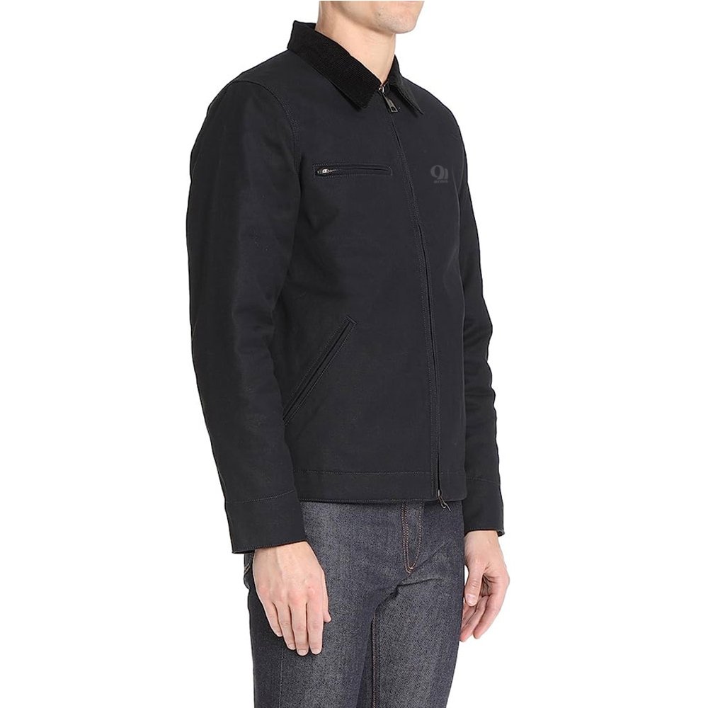 Factory Oversize Men's Woven Cotton Canvas Fabric OEM Mechanic Work Jackets Hot Sell Men's High Visibility Safety work jacket