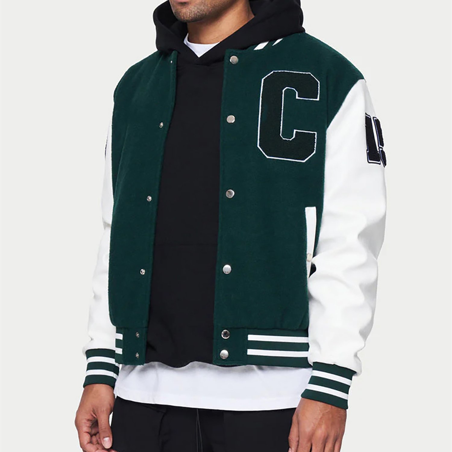 Wholesale OEM Custom Winter Vintage School College Men's Jackets Coat Wool Letterman Bomber baseball Varsity Jacket Man