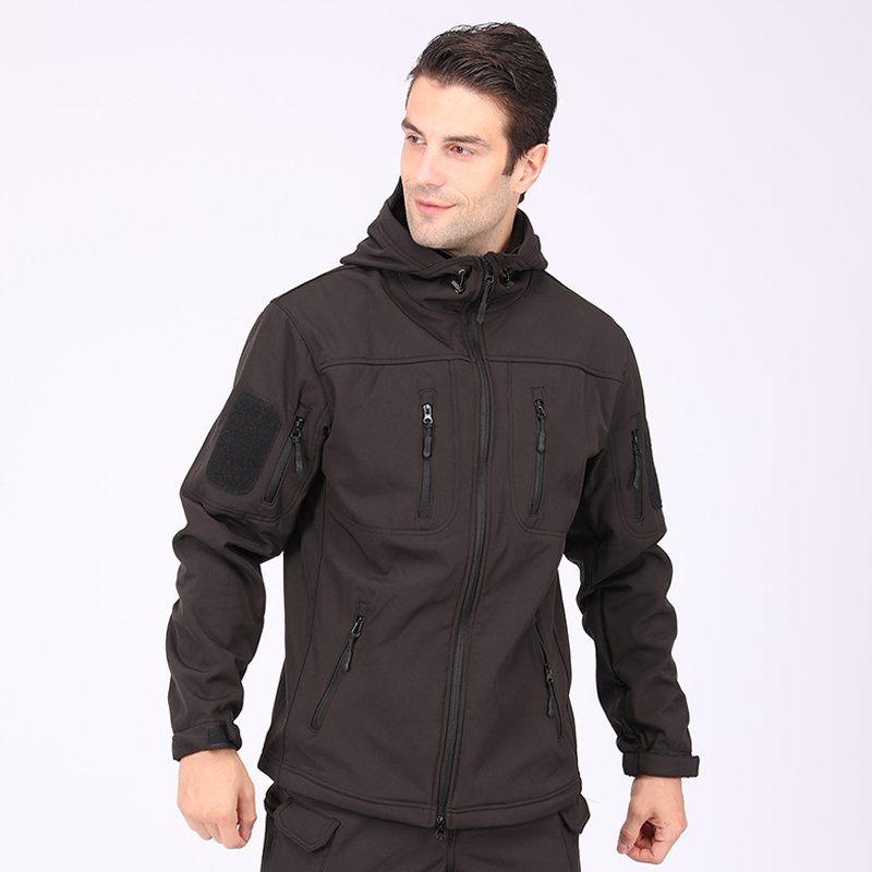 ESDY Windproof Softshell Tactical Jacket Comfortable Warm Keeper Men's Jacket