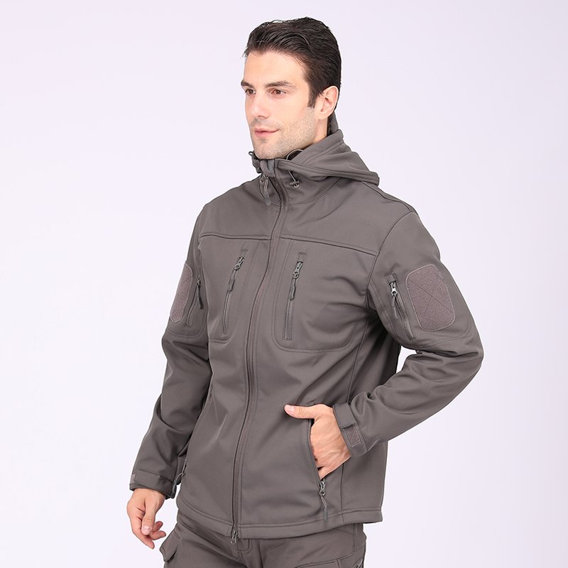 ESDY Windproof Softshell Tactical Jacket Comfortable Warm Keeper Men's Jacket