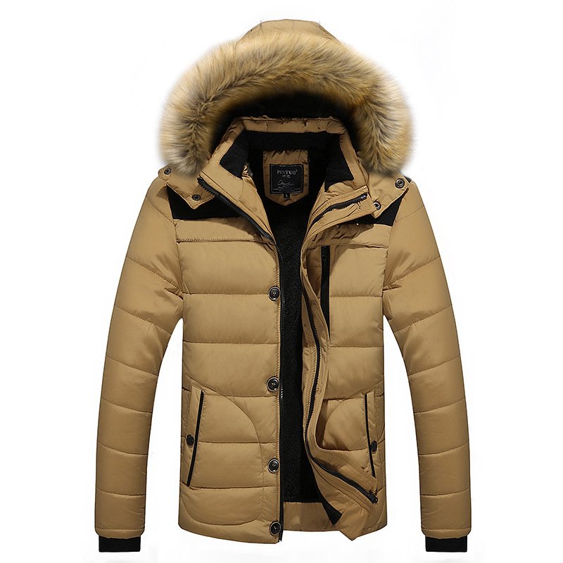 Patchwork Polyester Puffer Jacket Cotton Padded Winter Bubble Coat Detachable Hooded Windproof Outdoor Jackets Chaquet ropa homb