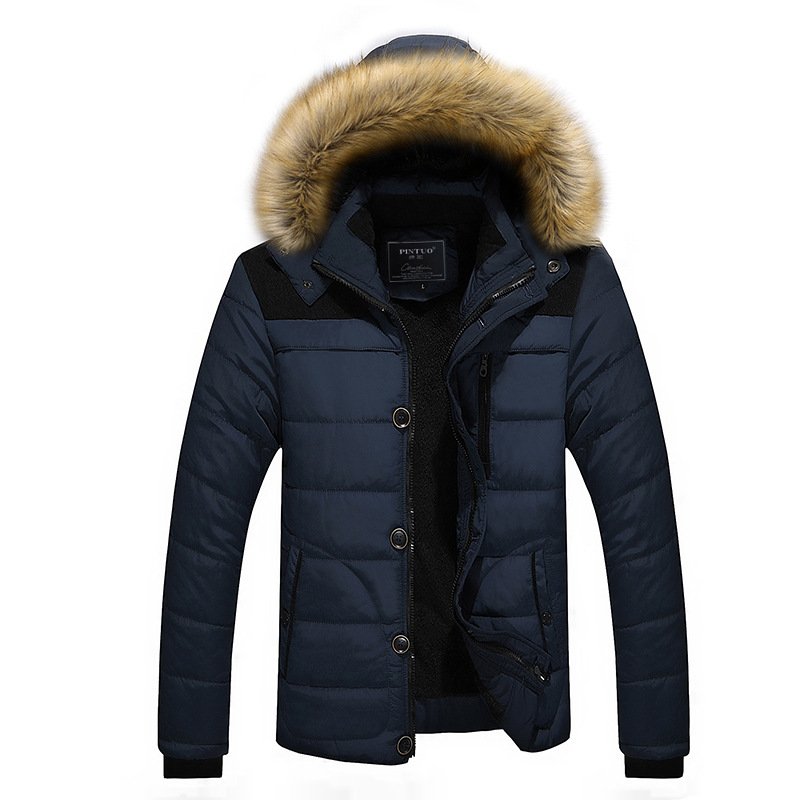 Patchwork Polyester Puffer Jacket Cotton Padded Winter Bubble Coat Detachable Hooded Windproof Outdoor Jackets Chaquet ropa homb
