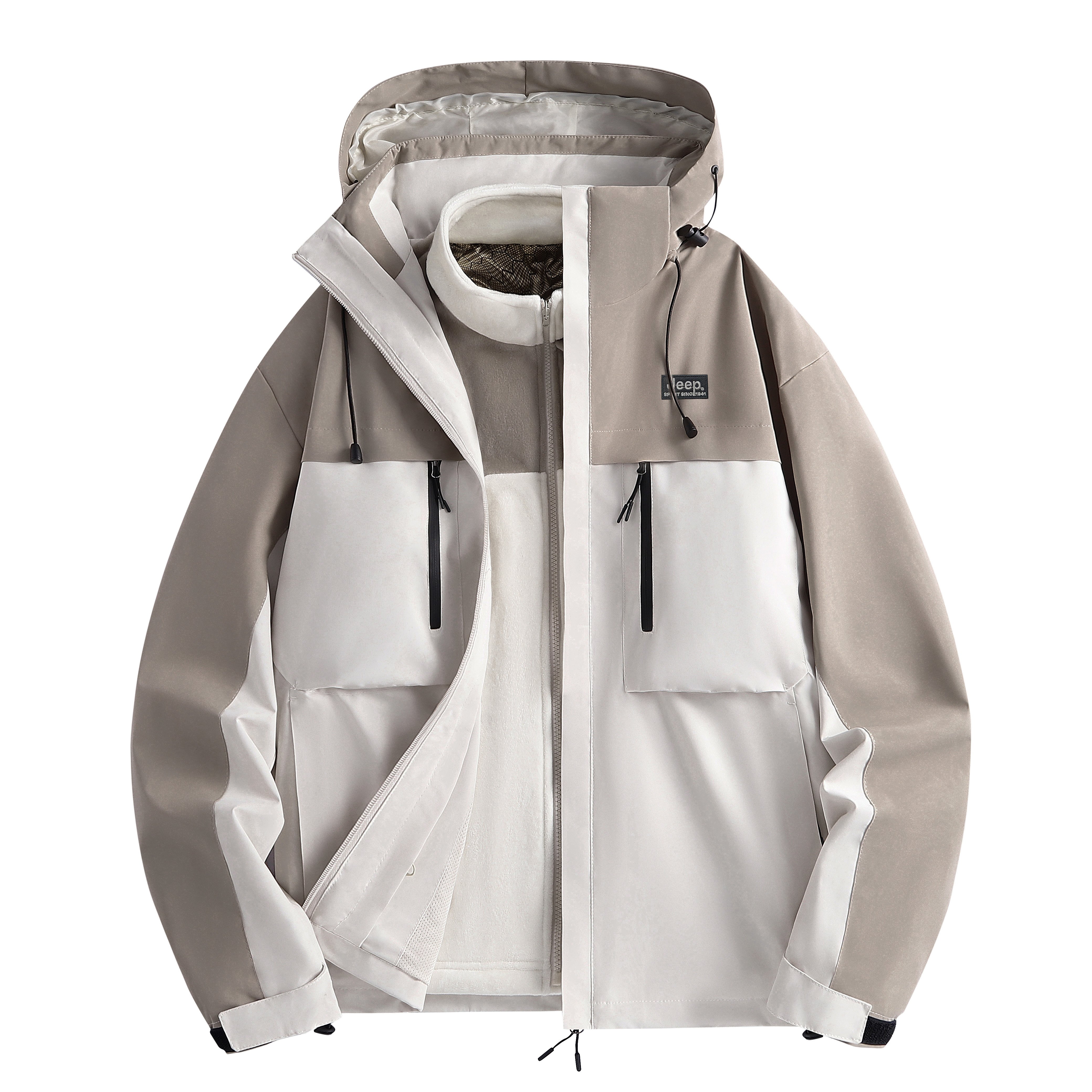 High Quality Unisex Softshell Jacket for Outdoor Fitness Sports Winter Waterproof Windproof with Custom Logo Men's Skin Jacket