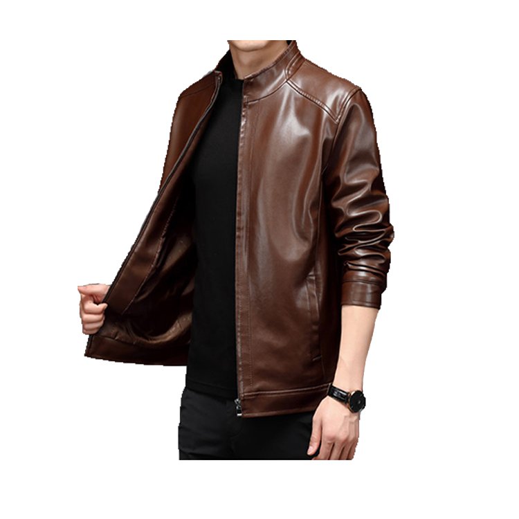 Professional OEM factory custom winter men's leather jacket man