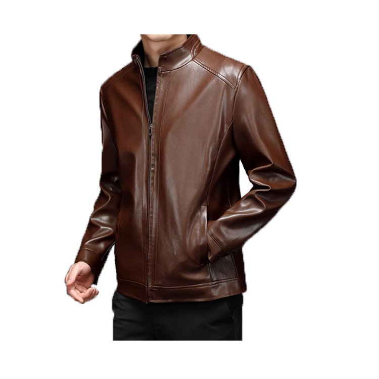 Professional OEM factory custom winter men's leather jacket man