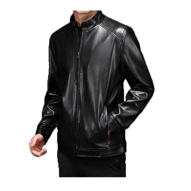 Professional OEM factory custom winter men's leather jacket man