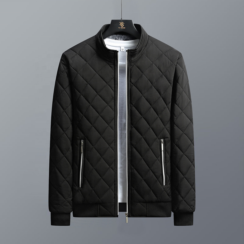 Wholesales Men' Bright Down Coat Bomber Windproof Jacket Thicken Puffer Warm Coat Men's Winter Wear