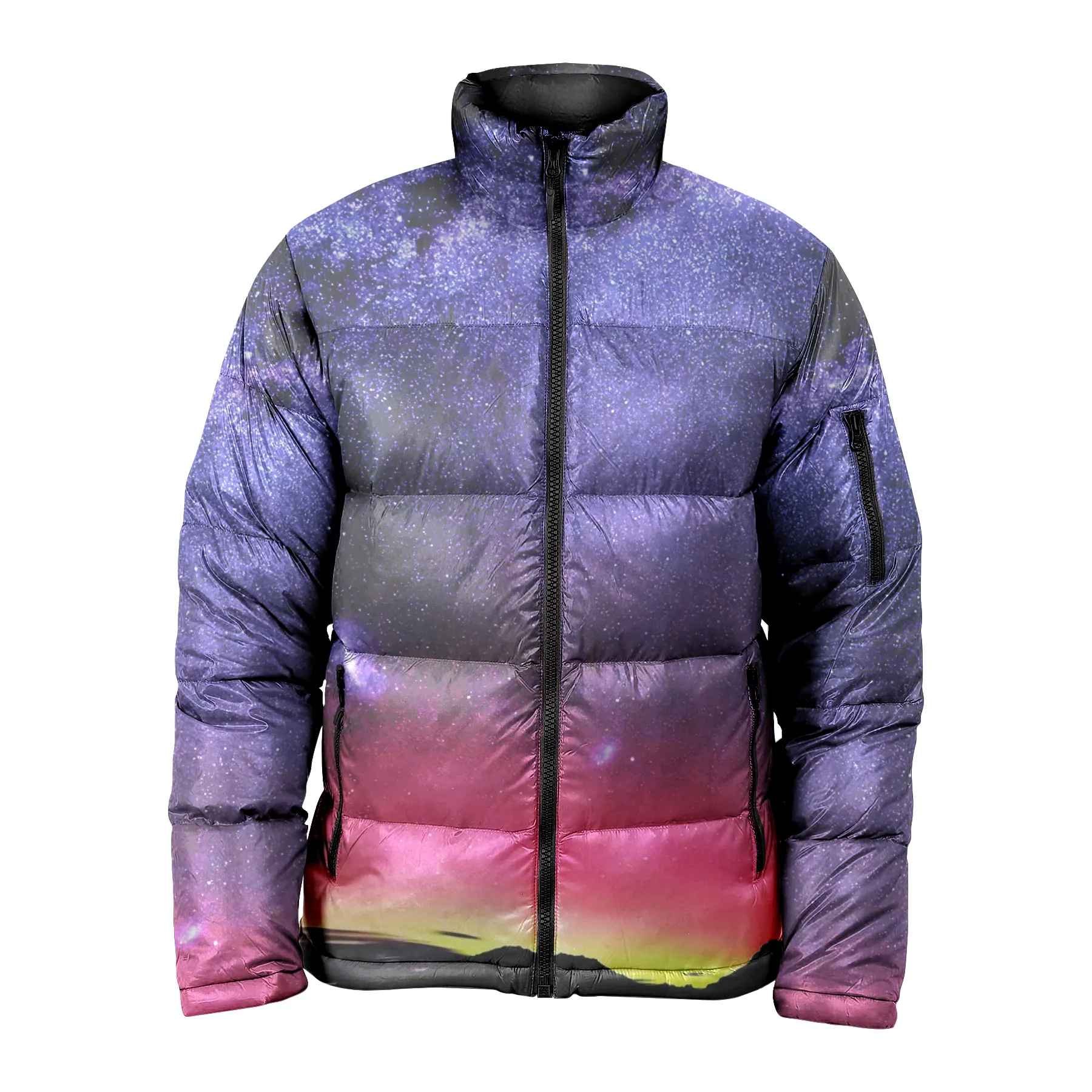 High quality Men's Winter Puffer Jacket Thicken Winter Coat Warm Padded Jacket mens Mid-weight Puffer Jacket With Removable