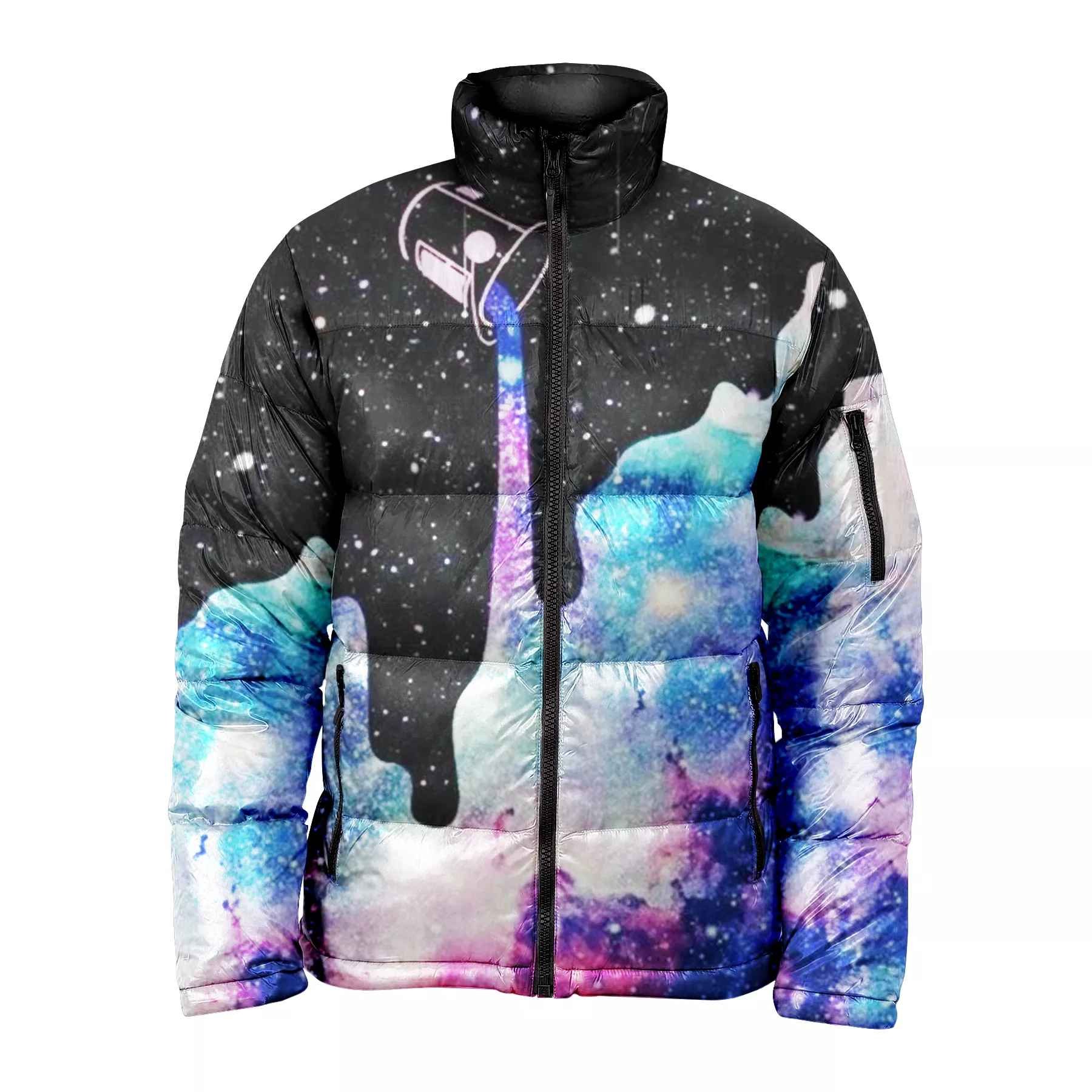 High quality Men's Winter Puffer Jacket Thicken Winter Coat Warm Padded Jacket mens Mid-weight Puffer Jacket With Removable