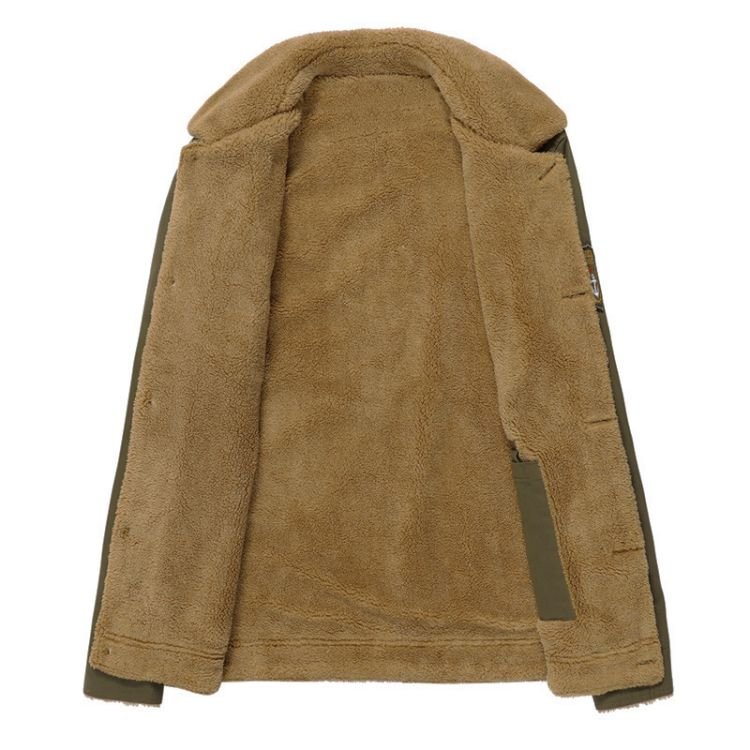 New Winter Men Thicken Warm fur Hooded Parka Coat Fleece Men's Jackets Outerwear Overcoats
