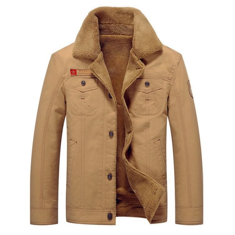 New Winter Men Thicken Warm fur Hooded Parka Coat Fleece Men's Jackets Outerwear Overcoats
