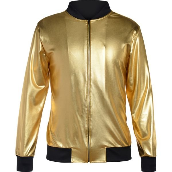 Men's Prom Party silver and golden color Fashion varsity jackets from GLOVES City Sialkot Pakistan