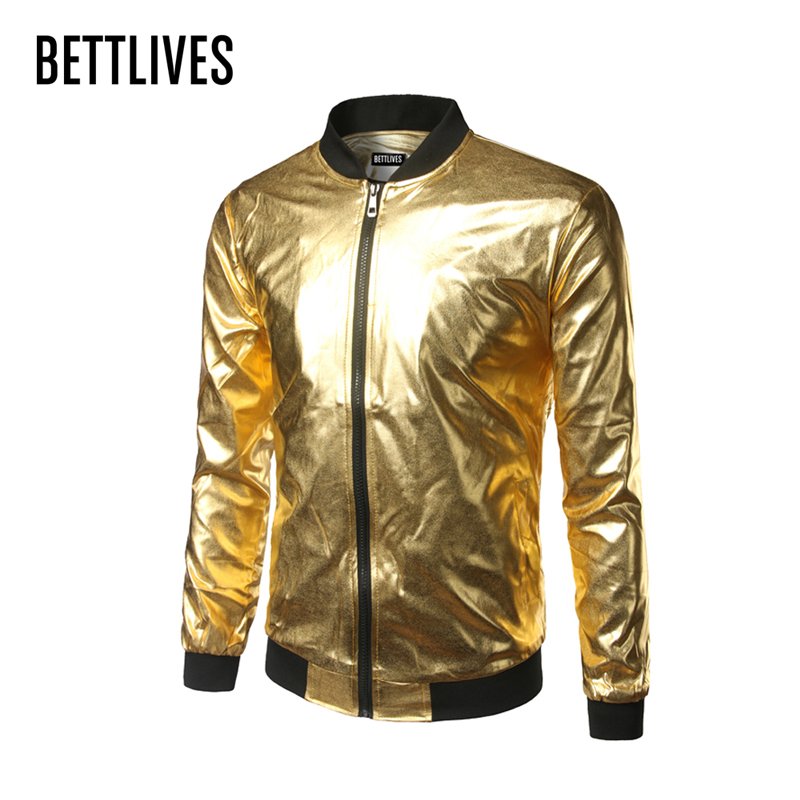 Men's Prom Party silver and golden color Fashion varsity jackets from GLOVES City Sialkot Pakistan