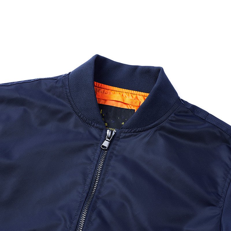 OEM customized men's jacket embroidery Nylon MA1 Flight Custom Bomber Jacket for men