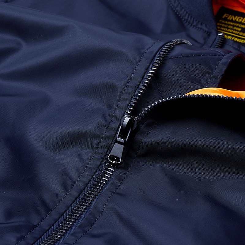 OEM customized men's jacket embroidery Nylon MA1 Flight Custom Bomber Jacket for men