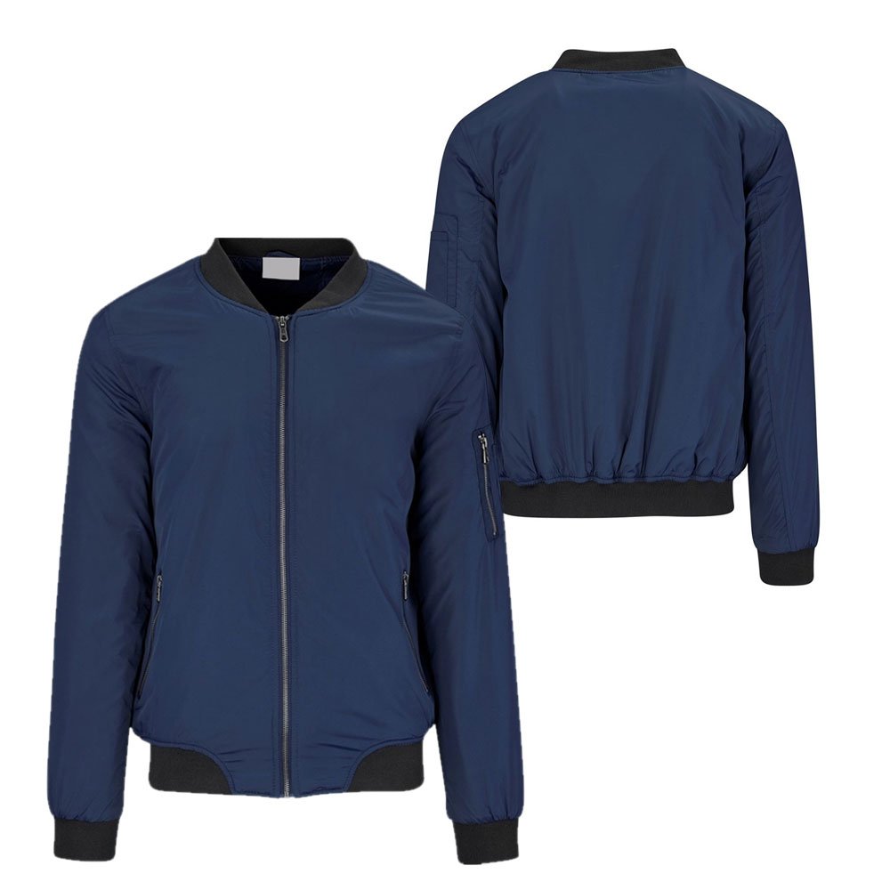 Premium Quality Men's Jacket Custom 100% Polyester Satin Bomber Jackets Raiders Unisex Windbreaker Bomber Jacket