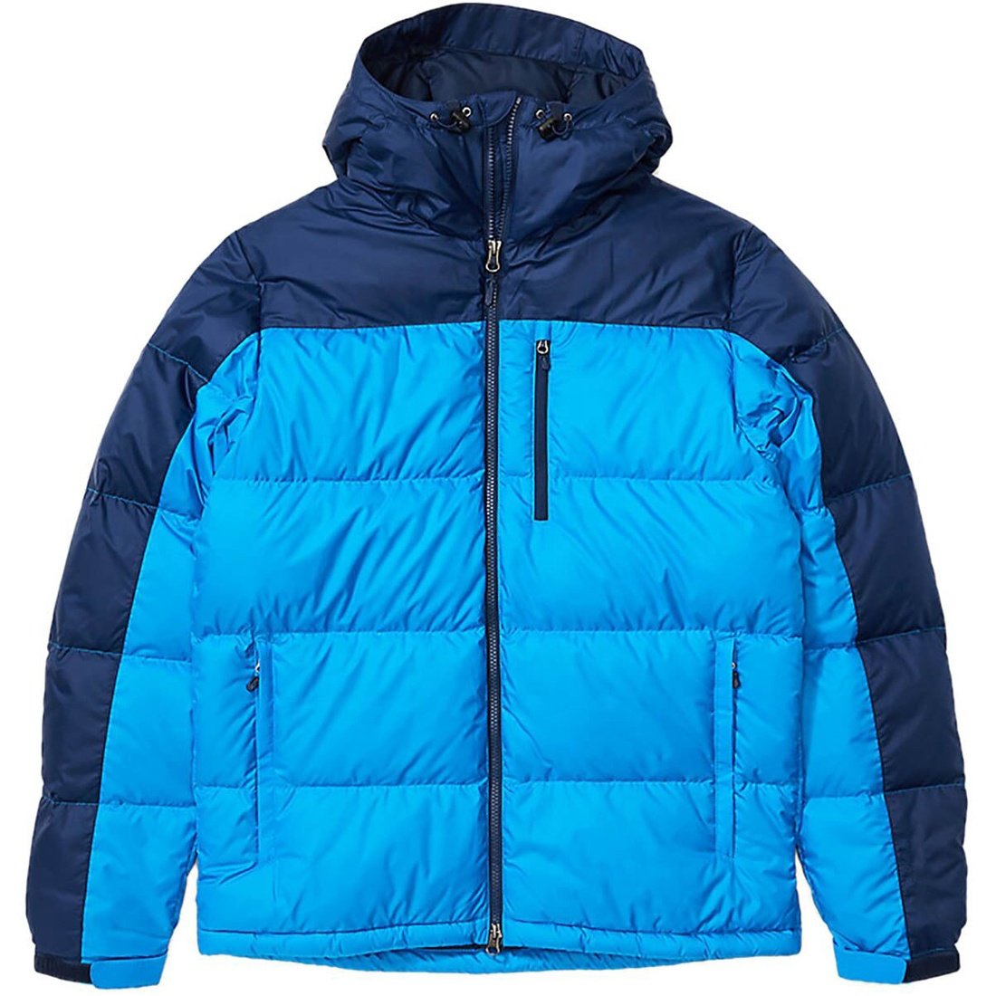 Men's Down Puffer Jacket Black Hooded Mens Puffy Quilted Parka Padded Winter Jackets Hot Sale Customized Heated Jacket OEM