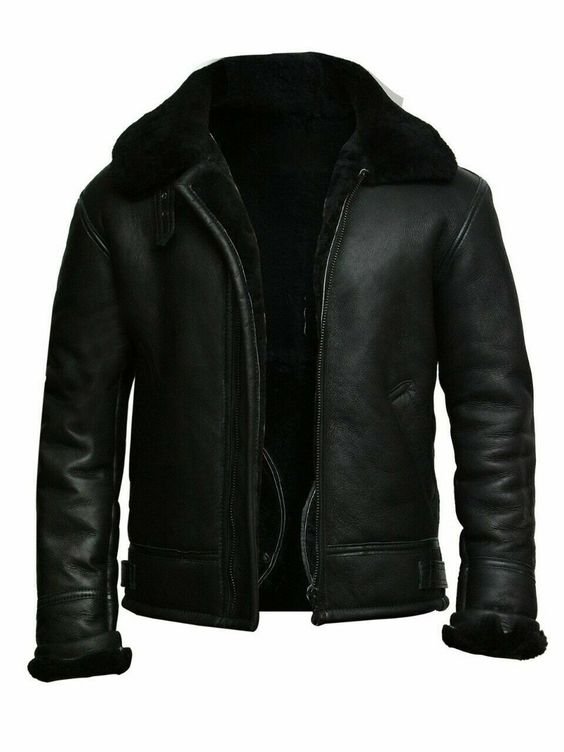 Fashion Men black Lamb Leather Jacket/men leather jackets/Pakistan Leather Jackets For Men