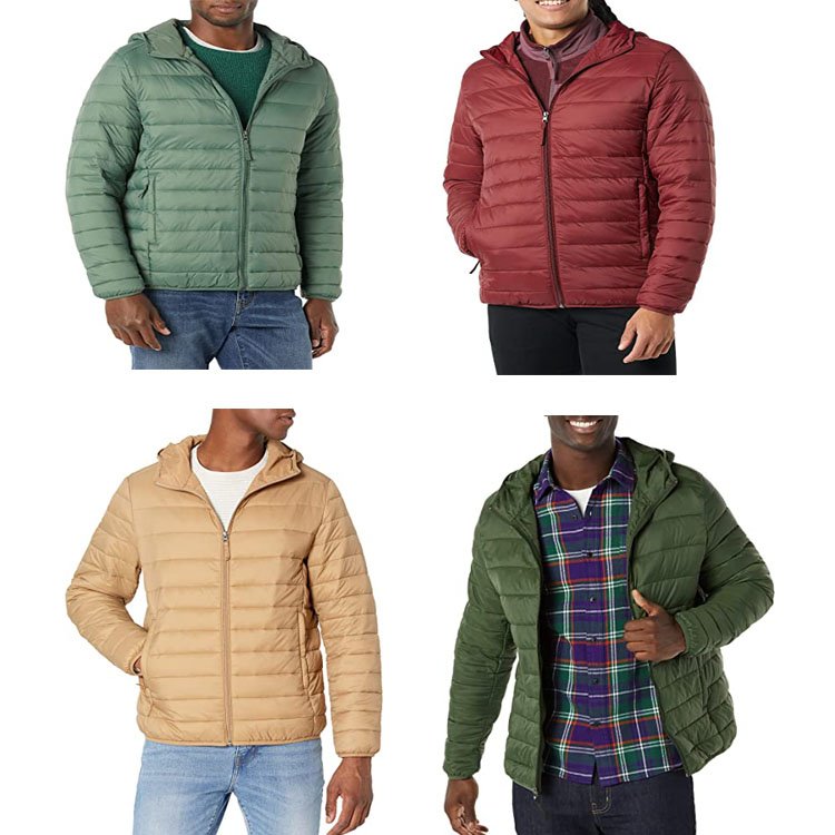 2023 Outdoor Ventures Men's Lightweight nylon puffer jacket Insulated Puffer Coat for Snow Ski Traveling Padded Down Coat