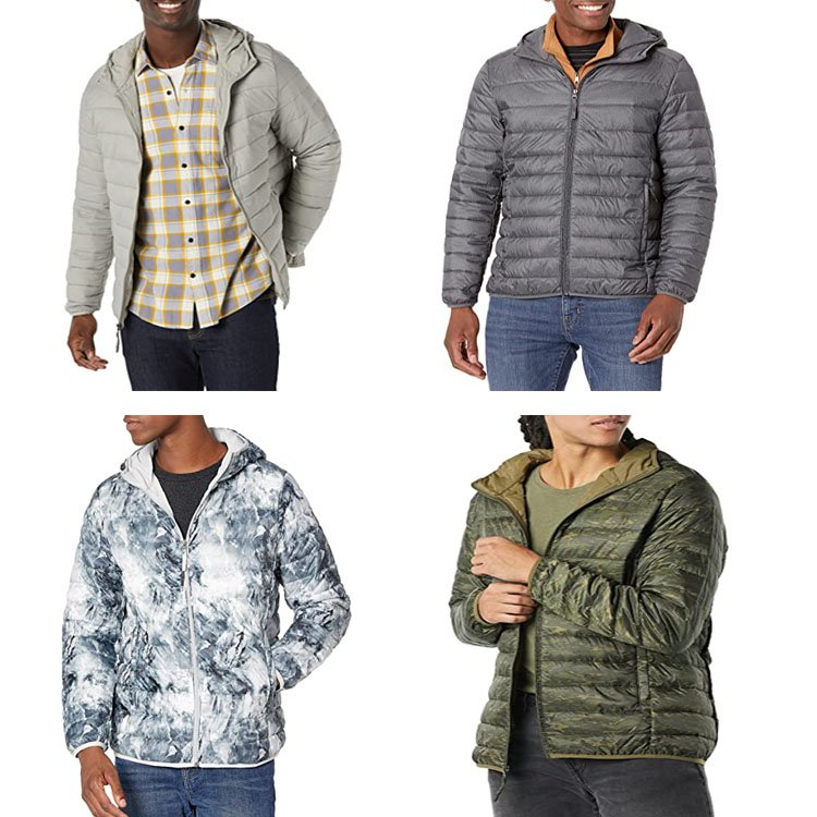 2023 Outdoor Ventures Men's Lightweight nylon puffer jacket Insulated Puffer Coat for Snow Ski Traveling Padded Down Coat