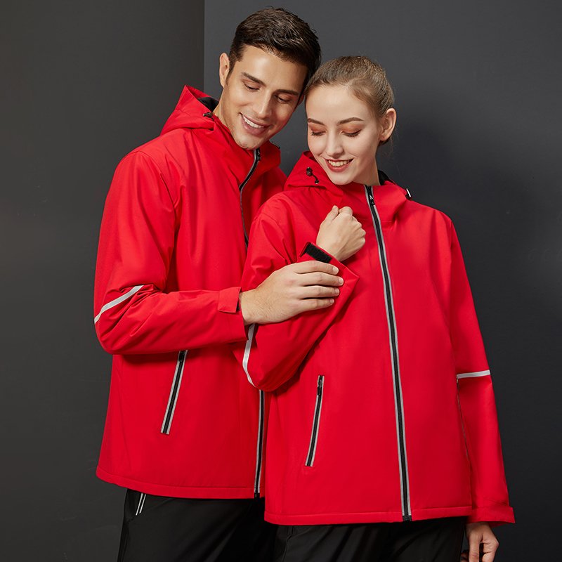 Plus Size Outdoor Jacket Men's Keep Warm Wind Jacket Logo Waterproof Jacket Print For Men Casual Adults Winter Knitted Thick