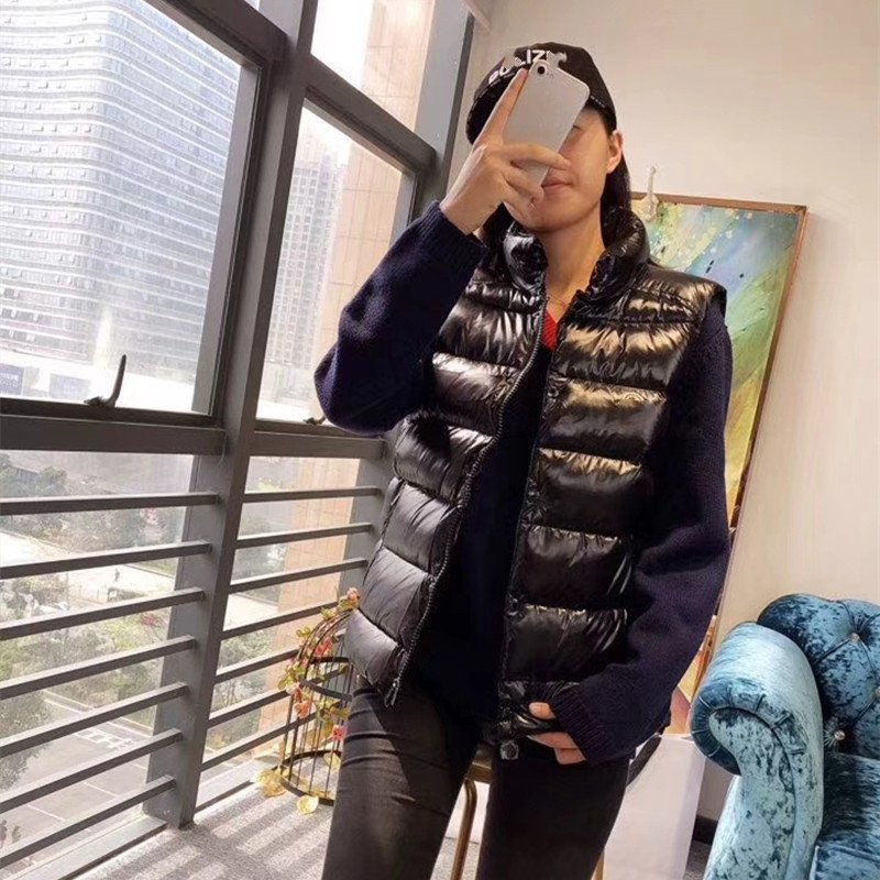 Luxury Brand Vest Winter Down Vest Ultralight Sleeveless Jacket Fashion Couple Style Large Size Hooded Vest Male