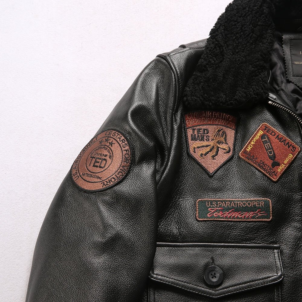 winter Fashion bomber coats jaqueta de couro masculino cheap genuine leather lint clothing men's leather jackets
