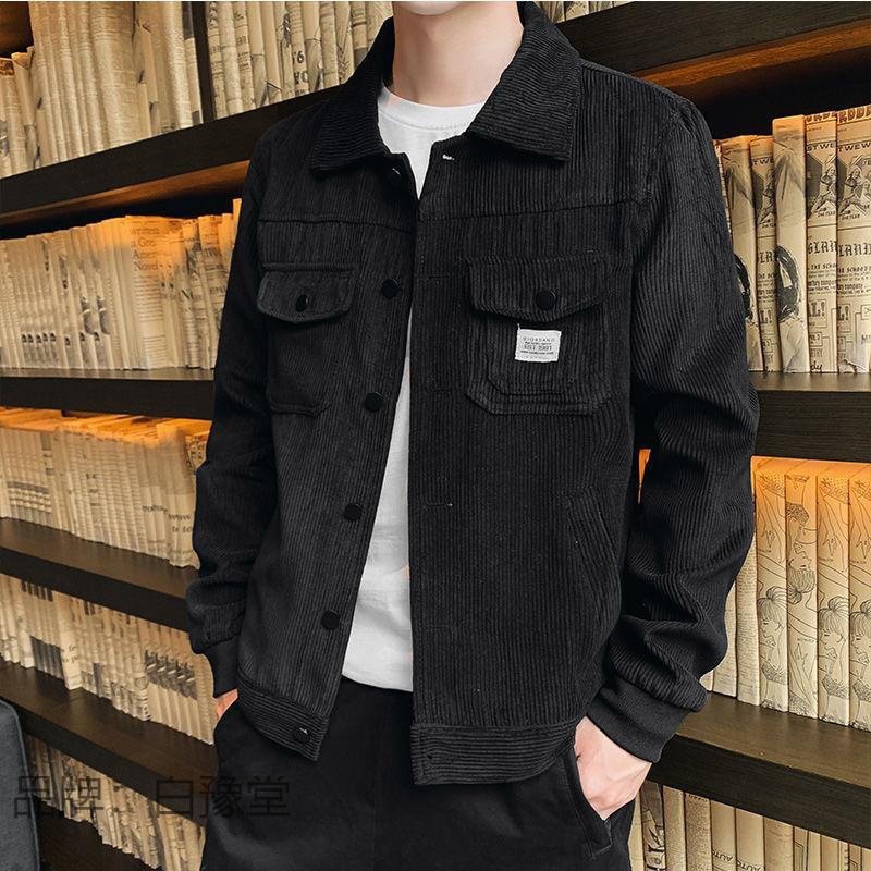 2023 Spring Autumn Men's Fashion Casual Coat Button Up Coats Men's Jacket