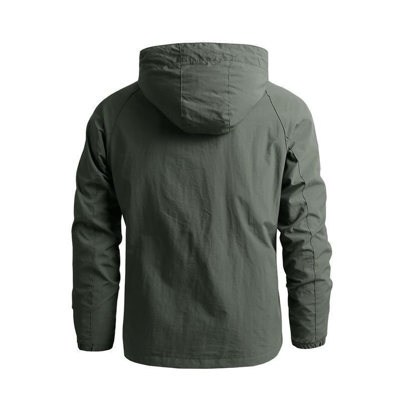 oem customized logo design foreign trade men's loose casual spring and autumn thin supply quick-drying jacket men's jacket