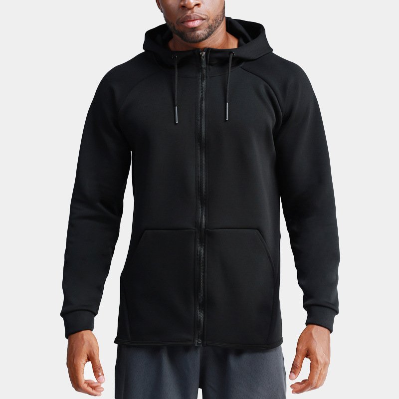 Wholesale Custom Logo Outdoor Training Sports Men's Jackets Quick Dry Casual Breathable Elastic Gym Running Track Jacket