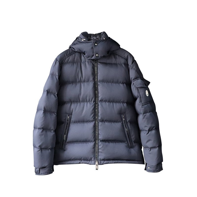 Customized Men's down Jacket Windproof Warm Loose Plus Size 91%~95% Duck Down Soft Breathable Fabric Stand Collar for Winter