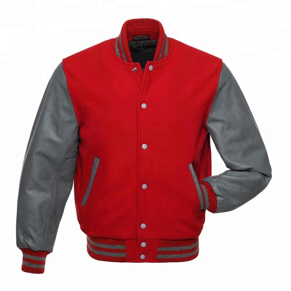Plus Size Men's College Jackets Wholesale Blank Varsity Letterman Jackets Spring Casual Private Brand High School Vintage Jacket