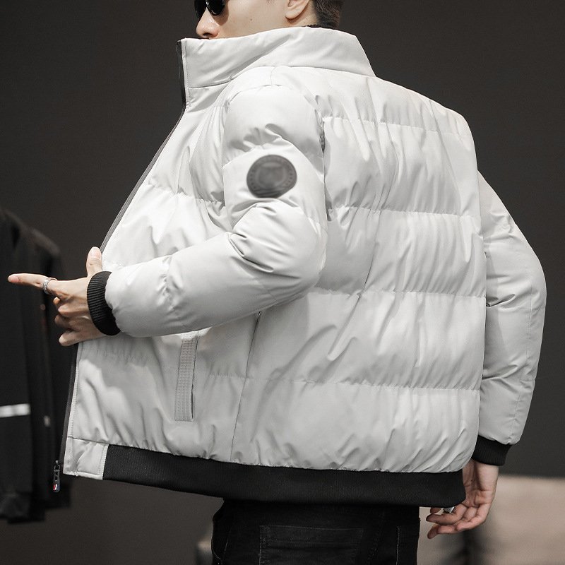 OEM Custom Down Jackets Puffer Jacket Winter Men's North Coat Stand Collar Face Outdoor Ultralight New Design Articles