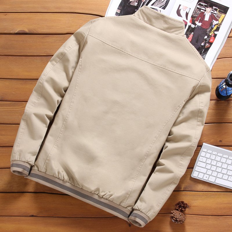 Liu Ming High Quality Wholesale Arrivals 2024 Men Clothes Autumn Winter Plush Thickened Zipper Cotton Jacket Coat