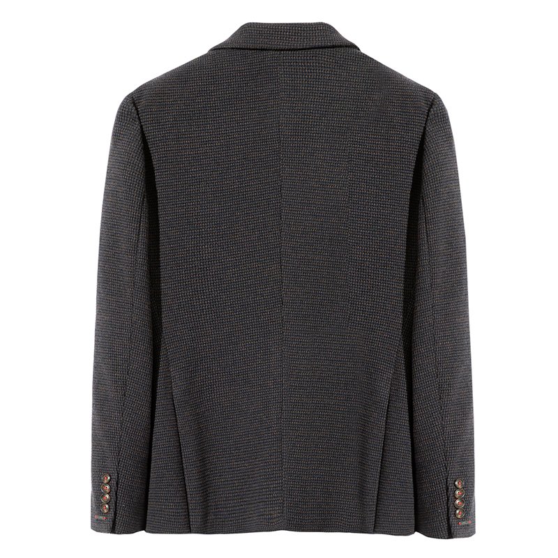 Top Quality New Fashion Men's multi colorful mixed yarn single breasted woolen blazer casual jacket could custom