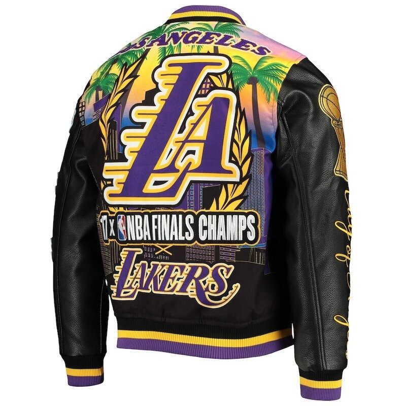 2023 New OEM Custom Leather Sleeves Pro Standard LA Remix Varsity Jacket for Both Genders