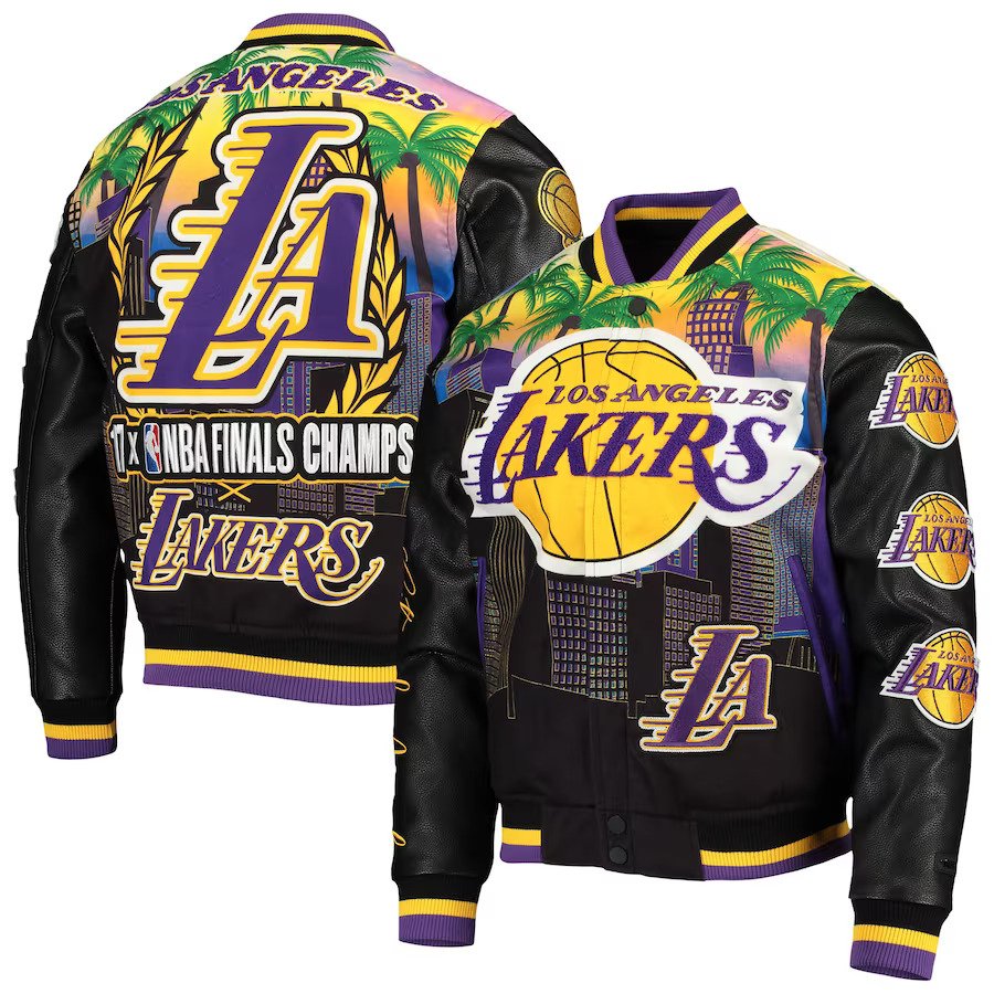 2023 New OEM Custom Leather Sleeves Pro Standard LA Remix Varsity Jacket for Both Genders