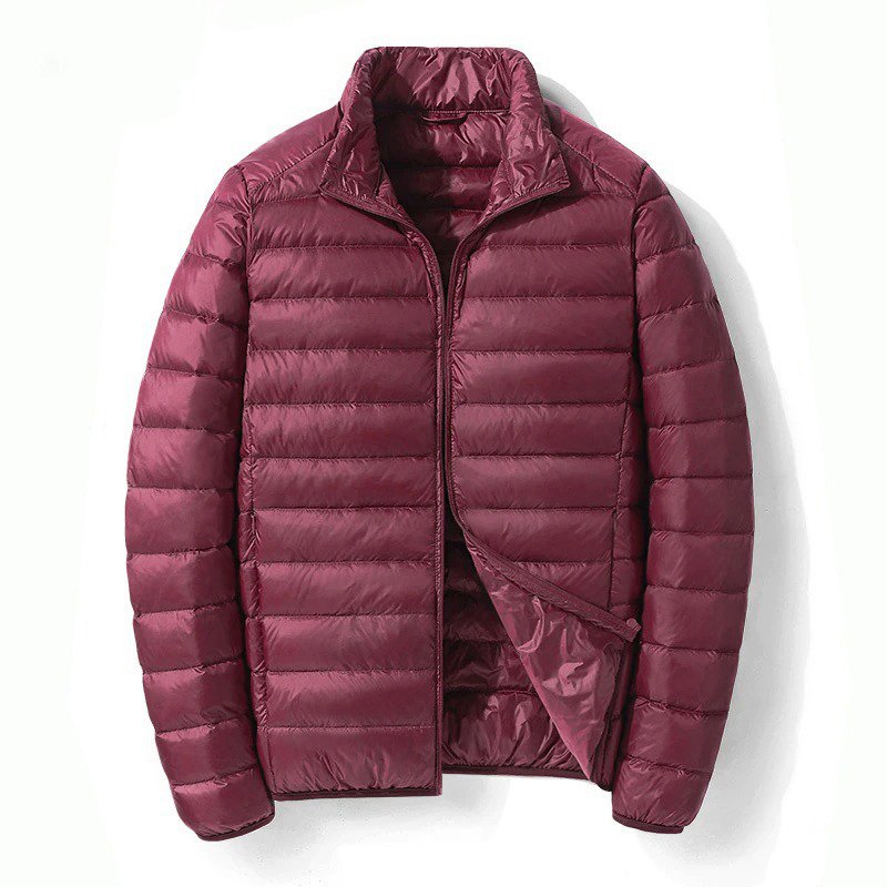 Winter Down Jacket Men Casual Stand Collar Light Windproof Puffer jackets Down Jacket