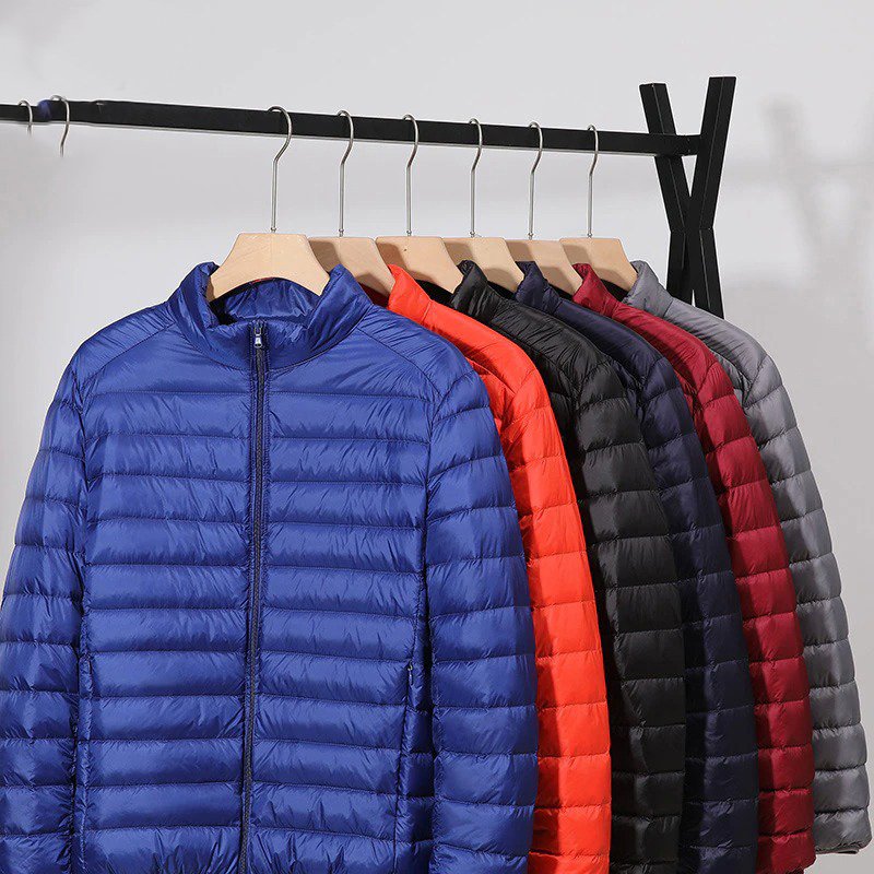 Winter Down Jacket Men Casual Stand Collar Light Windproof Puffer jackets Down Jacket