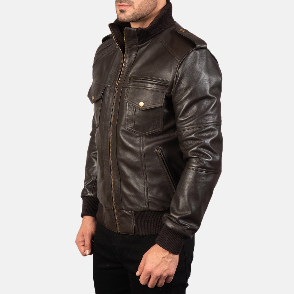 Real Sheep Leather Jacket Mens Winter Autumn Men's Jacket Fashion Warm Male Clothing
