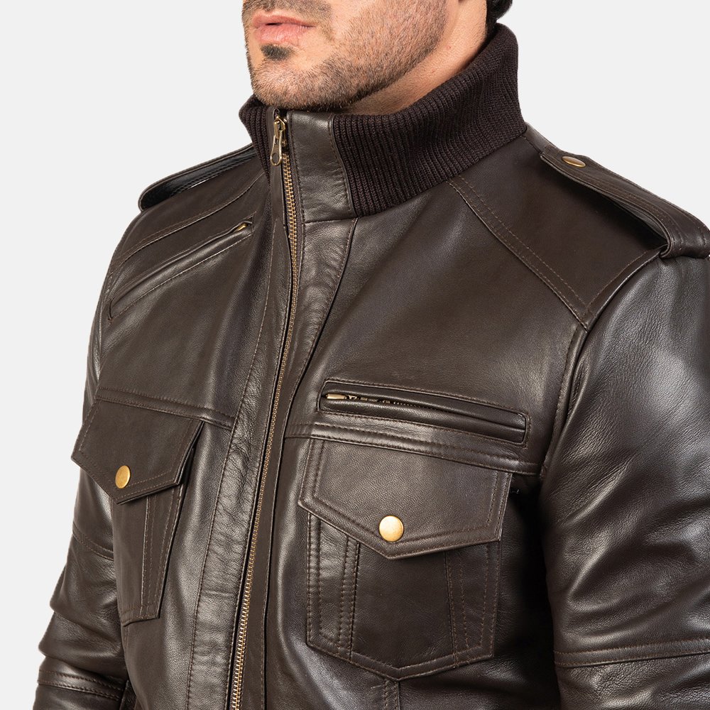 Real Sheep Leather Jacket Mens Winter Autumn Men's Jacket Fashion Warm Male Clothing