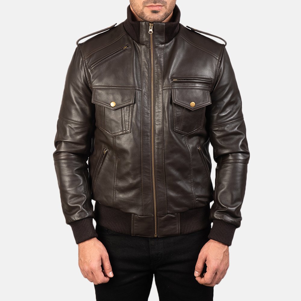 Real Sheep Leather Jacket Mens Winter Autumn Men's Jacket Fashion Warm Male Clothing