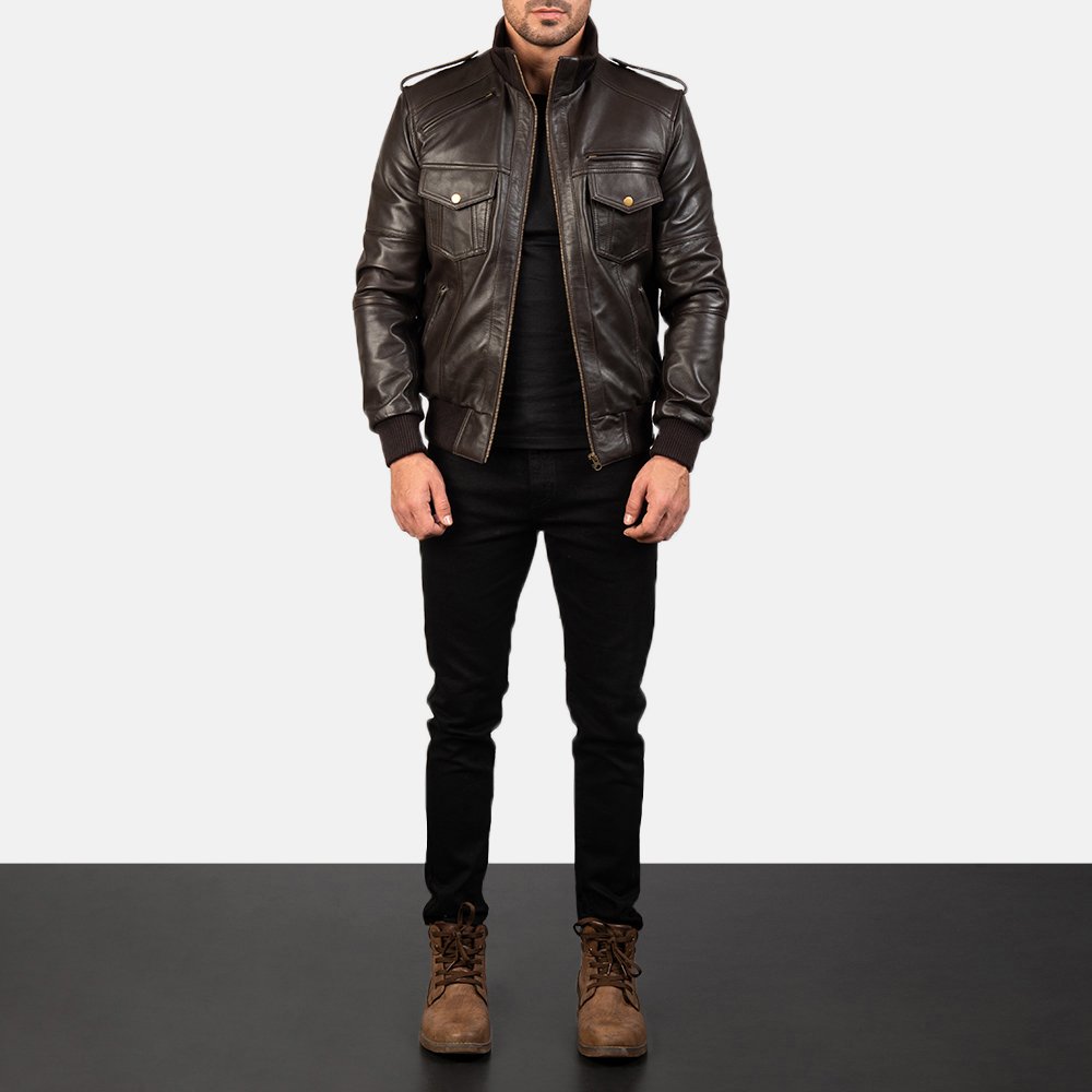 Real Sheep Leather Jacket Mens Winter Autumn Men's Jacket Fashion Warm Male Clothing